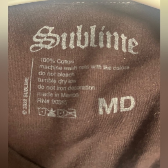 Sublime Black and Red Graphic T-Shirt Size Medium - Picture 4 of 4